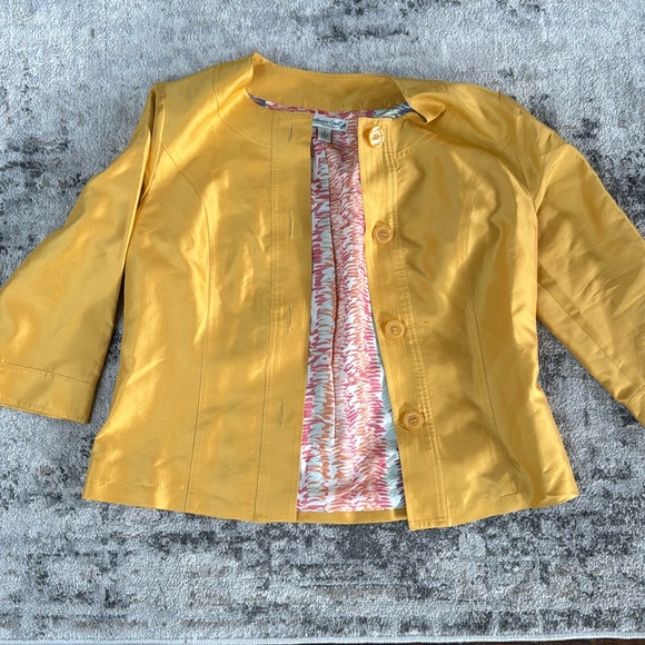 Coldwater creek silk jacket - Picture 1 of 7
